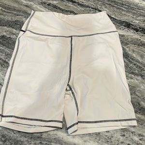 Weworewhat white biker shorts